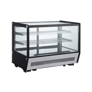 Exquisite CTC160S Counter Top Square Cake Display Refrigerators 160 Litre - Hospitality Connect