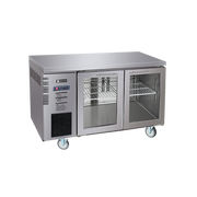 Best Top Under Bench Glass Door Fridge 1200mm/CUR12-2SG - Hospitality Connect