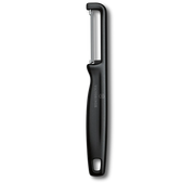 VICTORINOX Iota Peeler, Serrated Double Edge 10cm - Black - Hospitality Connect