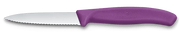 VICTORINOX Paring Knife, Wavy Edge 8cm - New Purple - Hospitality Connect