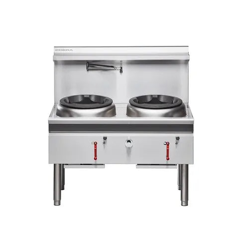 Cobra 1200mm Gas Waterless Wok with 2 Duckbill burners CW2H-DD. - Hospitality Connect