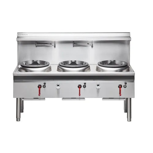Cobra 1800mm Gas Waterless Wok with 3 Duckbill burners CW3H-DDD . - Hospitality Connect
