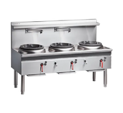 Cobra 1800mm Gas Waterless Wok with 1 Chimney burner and 2 Duckbill burners CW3H-CDD. - Hospitality Connect