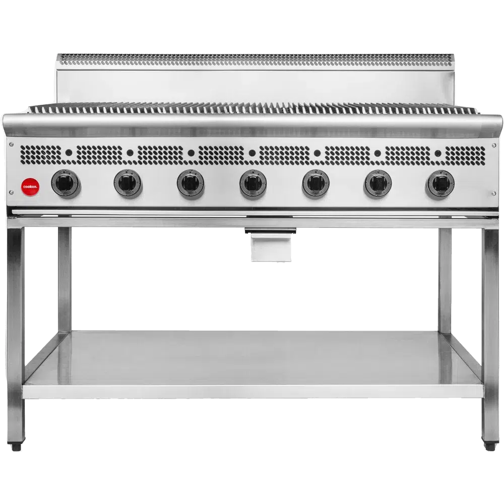 Cookon Freestanding 750 Char Grill + 450 Plate BG-1200-45G