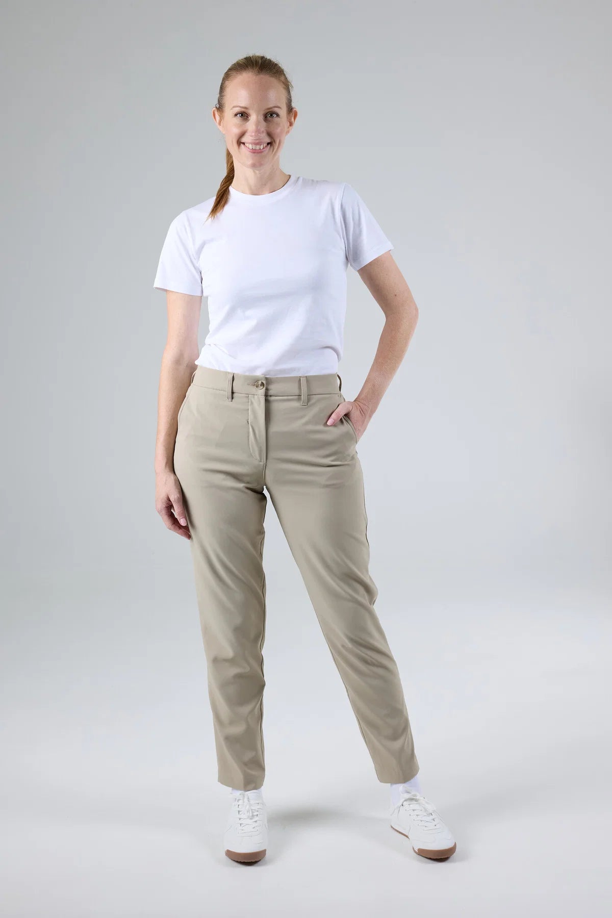Chef Works Chino Women's Poly Stretch Pants