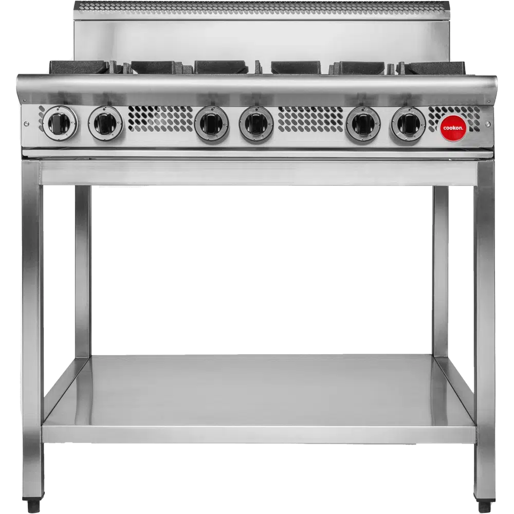 Cookon Freestanding 2 Burners + 600 Plate + Stand CT6-6G