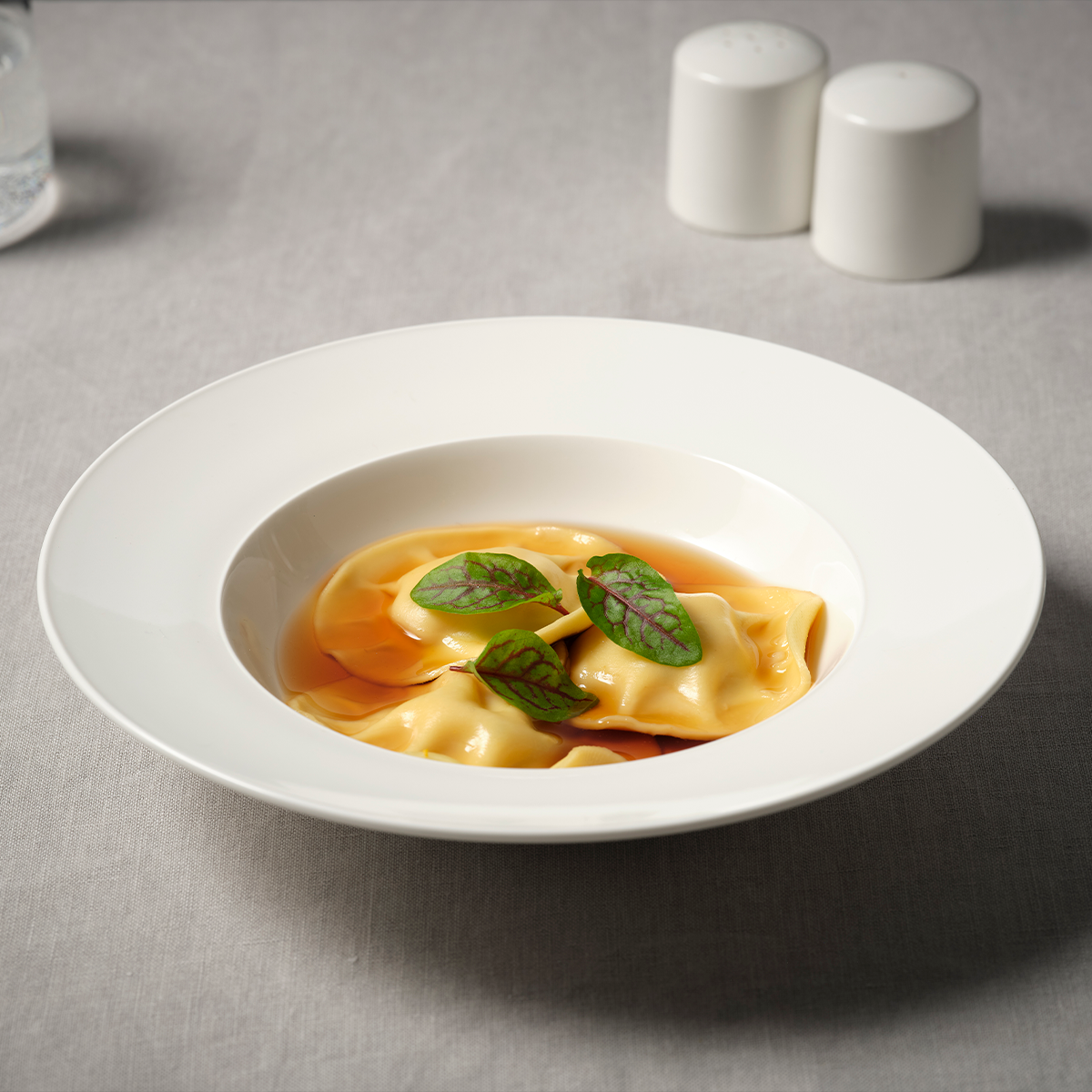 TABLEKRAFT CORE WHITE PASTA PLATE WIDE RIM 270x60mm Box of 3 - Hospitality Connect