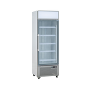 Exquisite DC440P One Glass Door Upright Display Refrigerators White 420 Litre - Hospitality Connect