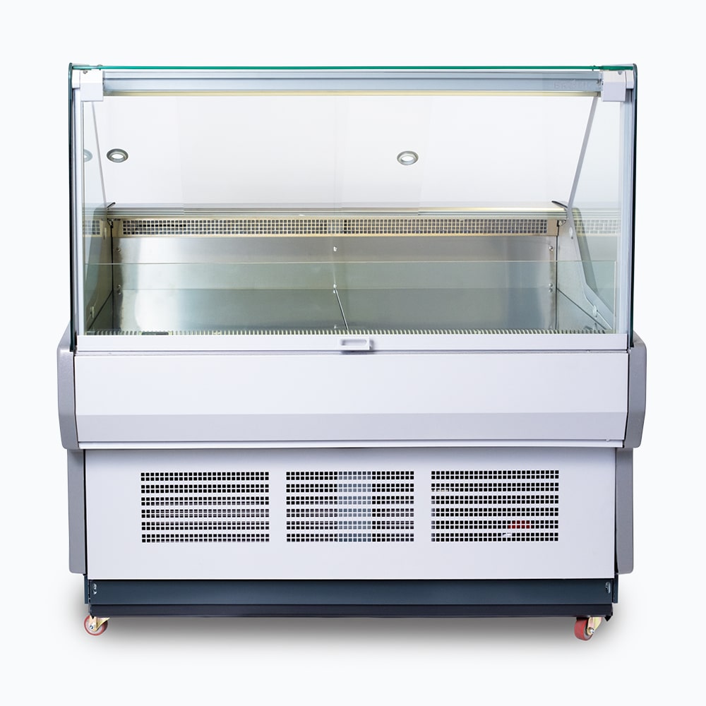 Bromic Square Glass Deli Display - 1330mm DD1250SG-NR - Hospitality Connect