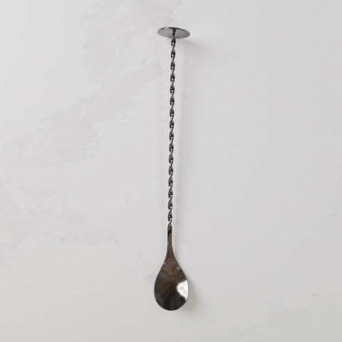 D-STILL BAR SPOON BLACK PLATED 280mm