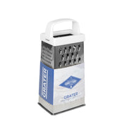 KH GRATER 4 SIDED PLASTIC HANDLE 240mm S/STEEL