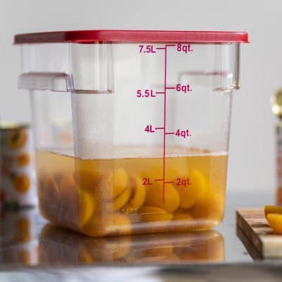 KH CLASSIK CHEF FOOD GRADE SQUARE STORAGE 5.7lt PC CLEAR - Hospitality Connect