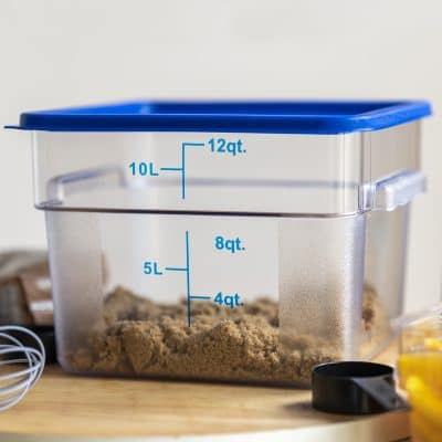 KH CLASSIK CHEF FOOD GRADE SQUARE STORAGE 11.4lt PC CLEAR - Hospitality Connect