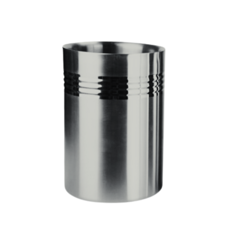 D-STILL DOUBLE WALL WINE COOLER 1.4lt SS/BLACK PLATED