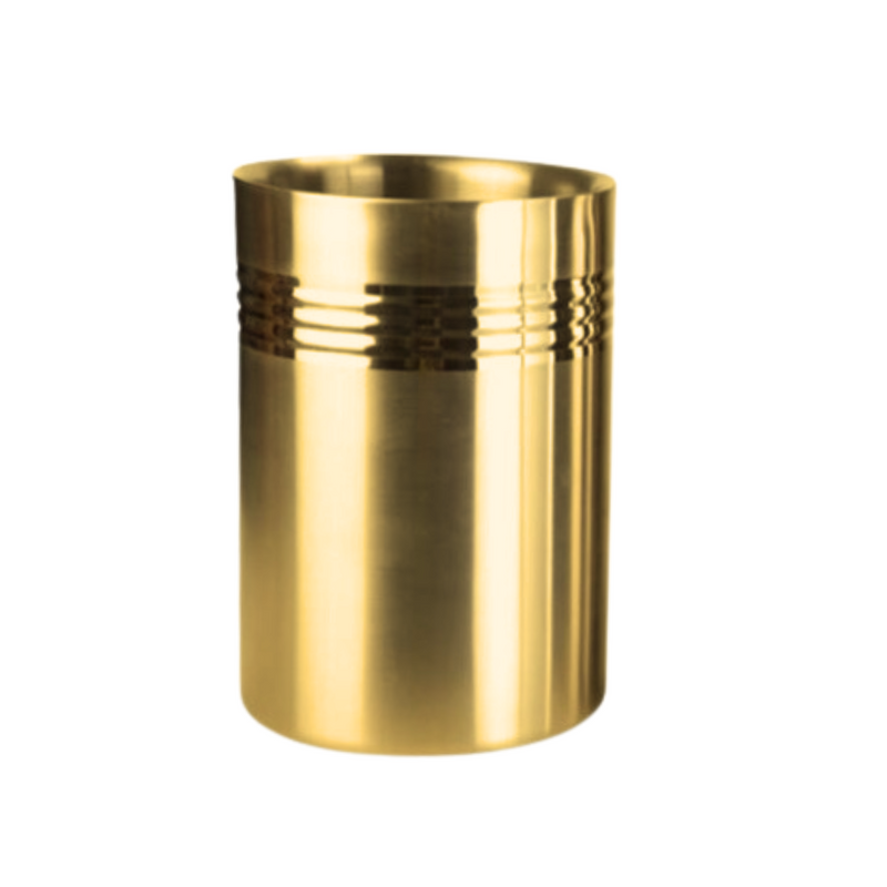 D-STILL DOUBLE WALL WINE COOLER 1.4lt SS/GOLD PLATED