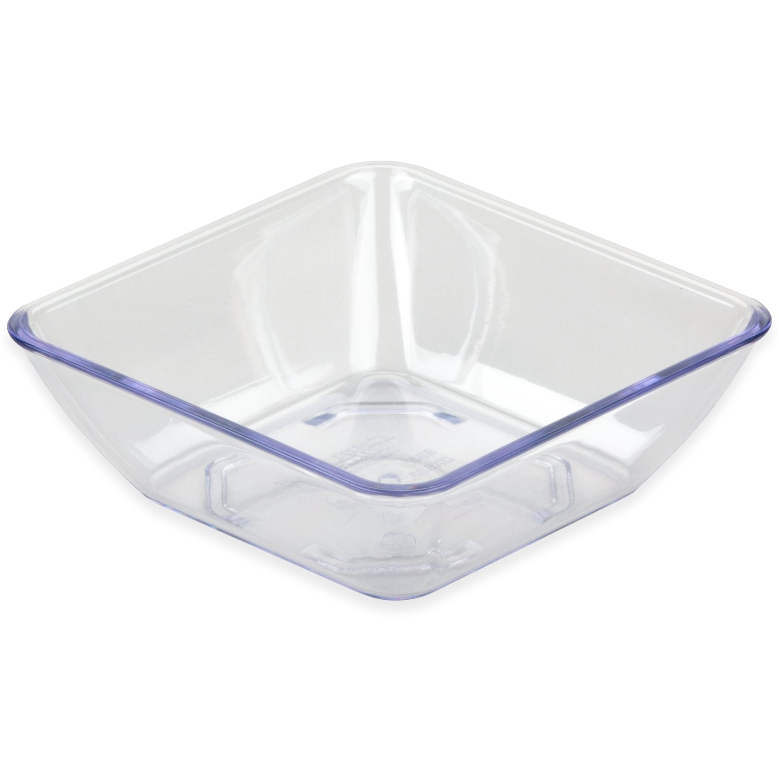 DXSB607 Carlisle Clear SAN Square Bowl 175mL capacity 102mm x 102mm x 32mm - Pack of 96 - Pack Price - Hospitality Connect