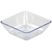 DXSB607 Carlisle Clear SAN Square Bowl 175mL capacity 102mm x 102mm x 32mm - Pack of 96 - Pack Price - Hospitality Connect