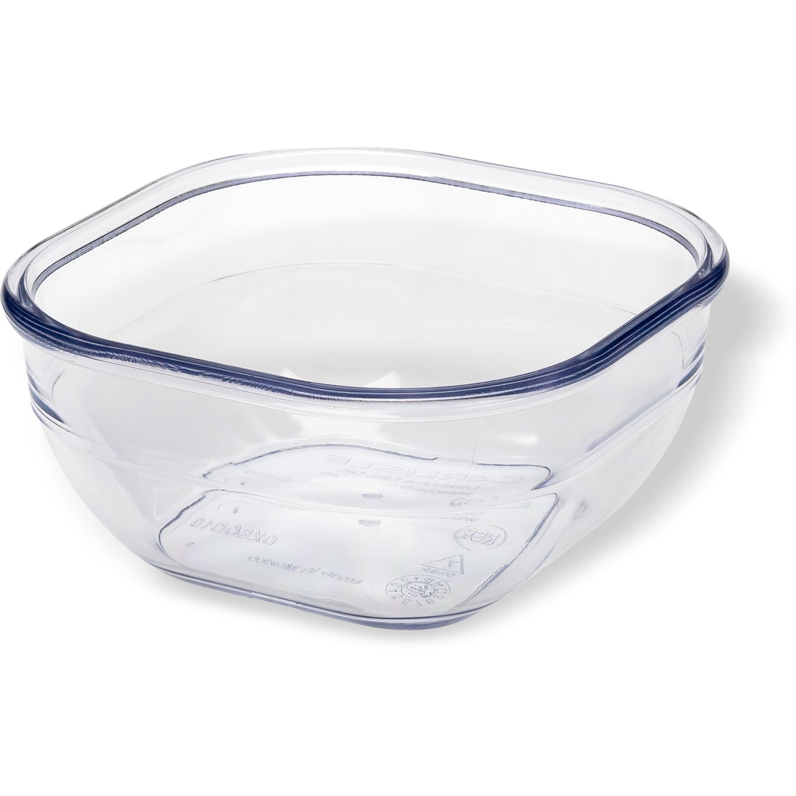 DXSQD1007 Carlisle Clear SAN Square Bowl 290mL capacity 100mm x 102mm x 32mm - Pack of 28 - Pack Price - Hospitality Connect