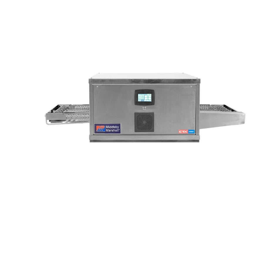 Middleby Marshall DZ33T CAV CTX conveyor pizza oven with stainless steel exterior and digital control panel.