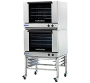 Turbofan E28M42 - Full Size Tray Manual Electric Convection Ovens Double Stacked - Hospitality Connect