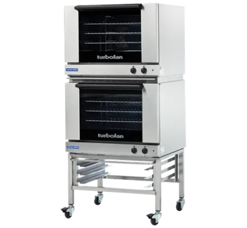 Turbofan E28M42 - Full Size Tray Manual Electric Convection Ovens Double Stacked - Hospitality Connect