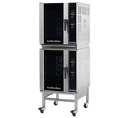 Turbofan Full Size Tray Digital Electric Convection Oven Double Stacked With Castor Base Stand  E33D52C . - Hospitality Connect
