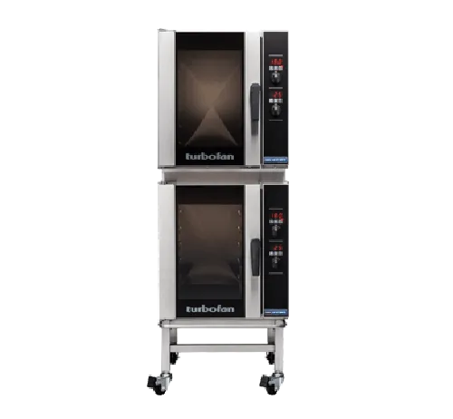 Turbofan Full Size Tray Digital Electric Convection Oven Double Stacked E33D52. - Hospitality Connect