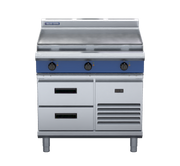 Blue Seal Evolution Series E516A-RB - 900mm Electric Cooktop Refrigerated Base - Hospitality Connect