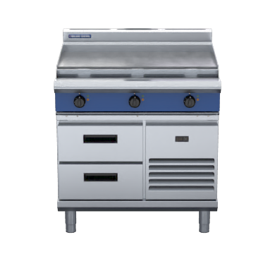 Blue Seal Evolution Series E516A-RB - 900mm Electric Cooktop Refrigerated Base - Hospitality Connect