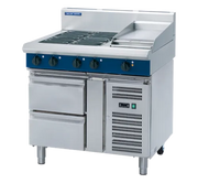 Blue Seal Evolution  900mm Electric Cooktop – Refrigerated Base E516C-RB. - Hospitality Connect