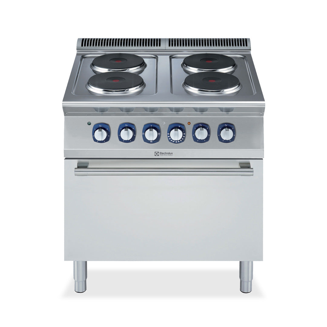 Electrolux Professional700XP 4 Hob Electric Cook Top on Electric Oven 800mmE7ECEH4RE0 - Hospitality Connect