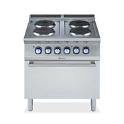Electrolux Professional700XP 4 Hob Electric Cook Top on Electric Oven 800mmE7ECEH4RE0 - Hospitality Connect