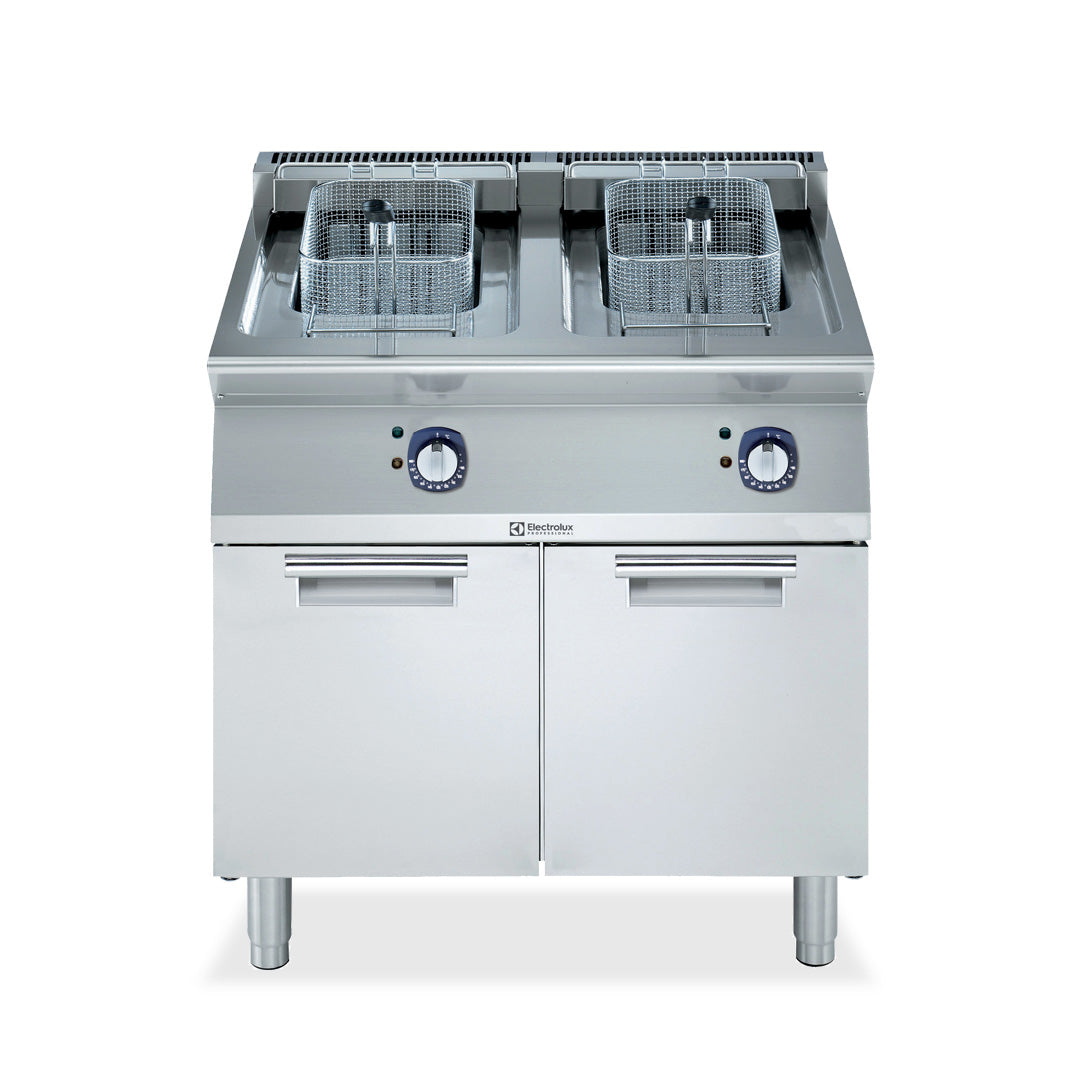 Electrolux Professional700XP 14L + 14L Double Pan Electric Fryer 800mmE7FREH2FF0 - Hospitality Connect