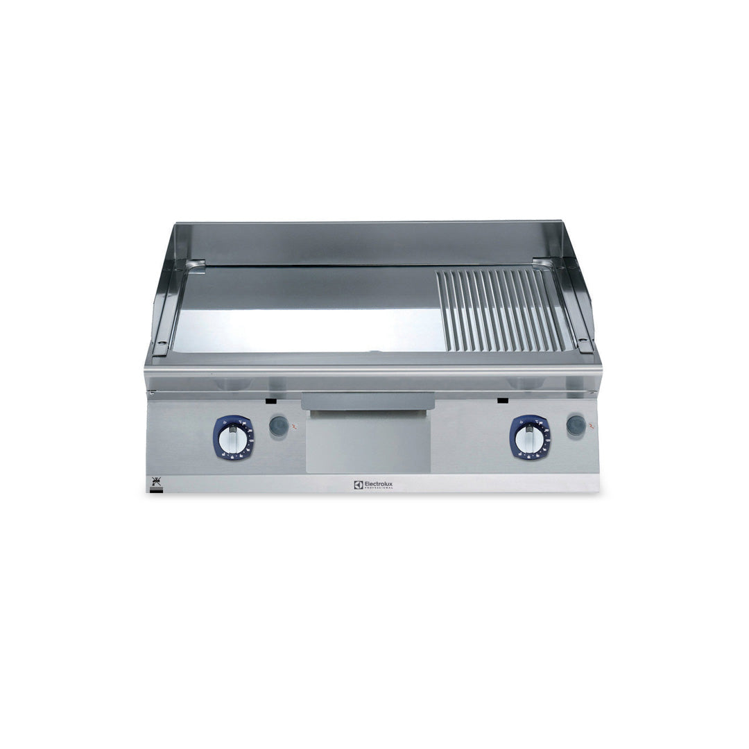 Electrolux Professional700XP Gas Griddle Plate with Smooth/Ribbed Polished Chrome Plate 800mmE7FTGHCP00 - Hospitality Connect