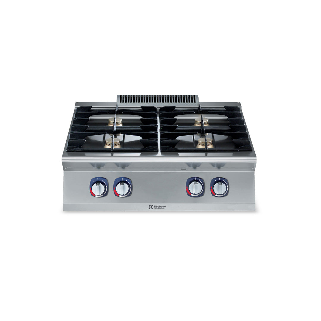 Electrolux Professional700XP 4 Burner Gas Cook Top 800mmE7GCGH4C0A - Hospitality Connect
