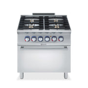 Electrolux Professional700XP 4 Burner Gas Range with Gas Oven 800mmE7GCGH4CGA - Hospitality Connect
