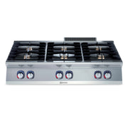 Electrolux Professional700XP 6 Burner Gas Cook Top 1200mmE7GCGL6C0A - Hospitality Connect