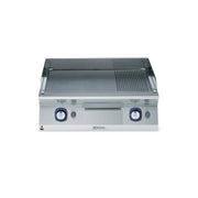 Electrolux Professional700XP Gas Griddle Plate with Smooth/Ribbed Brushed Chrome Plate 800mmE7IIMAAOMEA - Hospitality Connect