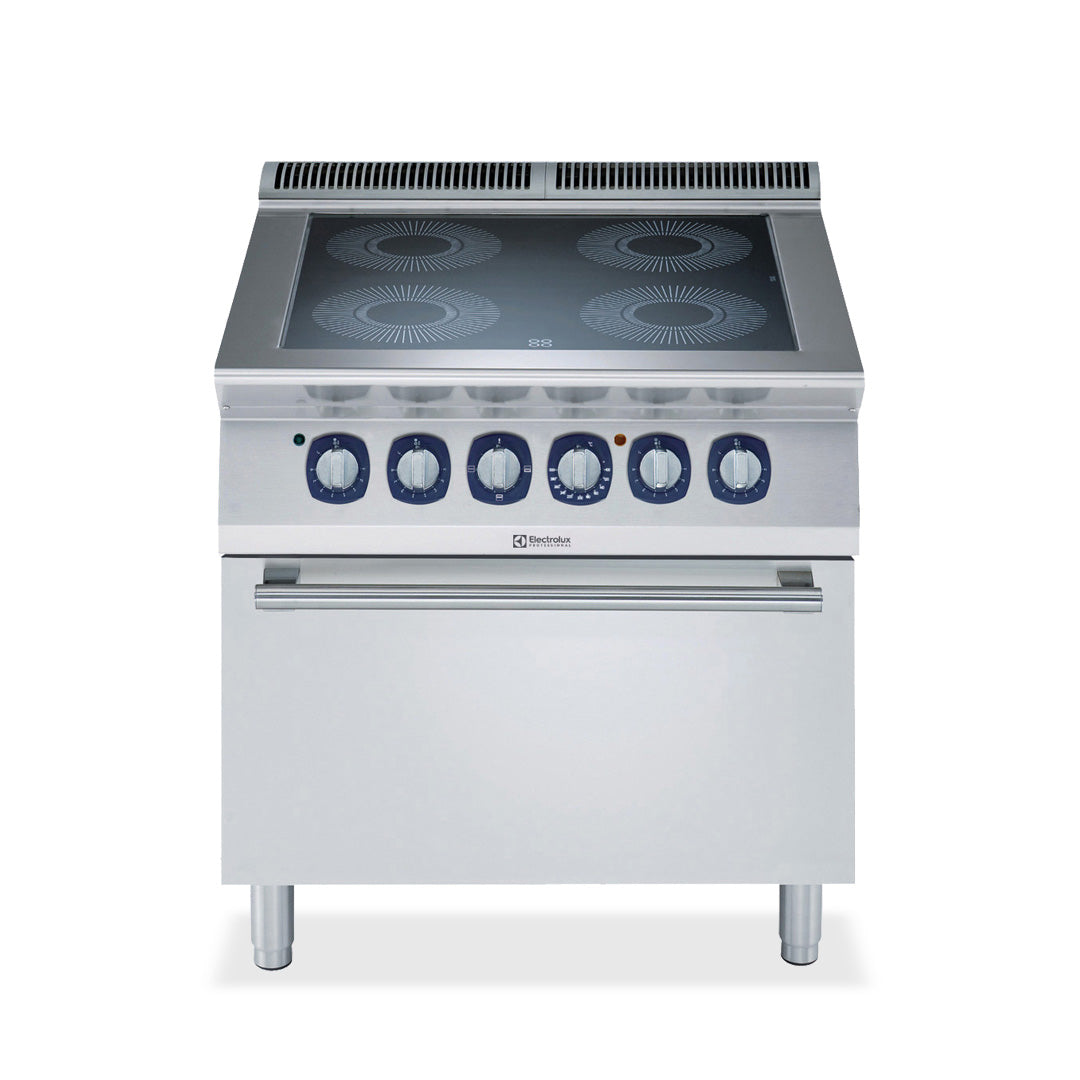 Electrolux Professional700XP 4 Zone Electric Infrared Cook Top with Electric Oven 800mmE7IREH40E0 - Hospitality Connect