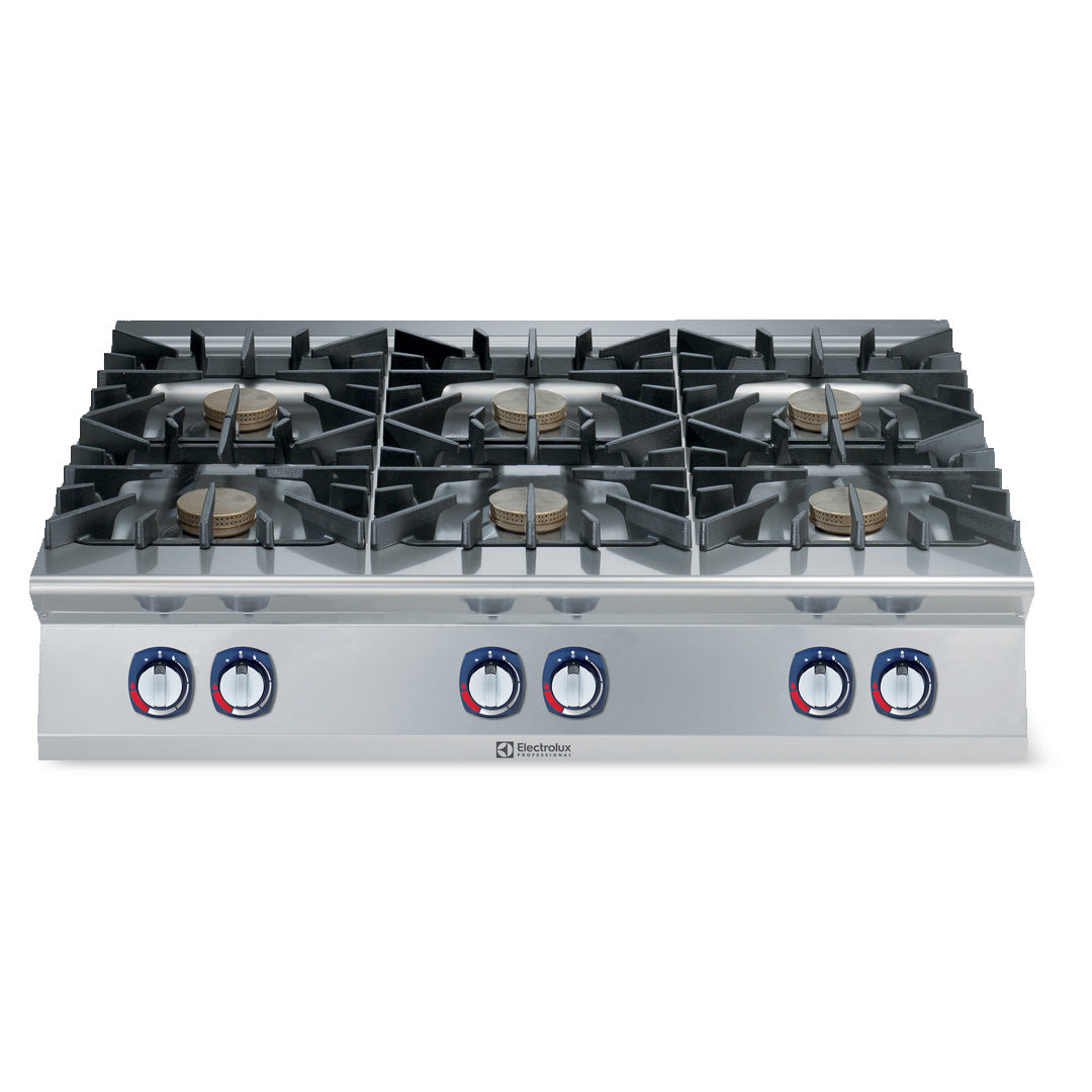 Electrolux Professional900XP 6 Burner Gas Cook Top 1200mmE9GCGL6C0M - Hospitality Connect