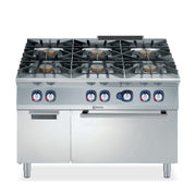 Electrolux Professional900XP 6 Burner Gas Range with Gas Oven 1200mmE9GCGLTC1B - Hospitality Connect