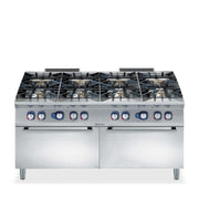 Electrolux Professional900XP 8 Burner Gas Range with Double Gas Oven 1600mmE9GCGP8CGA - Hospitality Connect