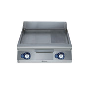 Electrolux Professional900XP Gas Griddle Plate with Smooth/Ribbed Brushed Chrome Plate 800mmE9IIMAAOMEA - Hospitality Connect