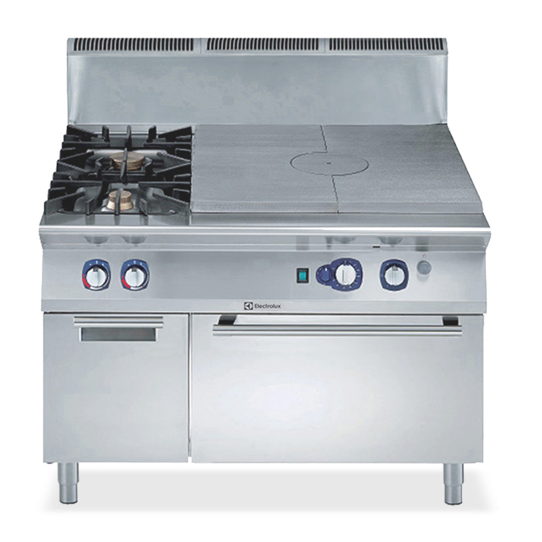 Electrolux Professional900XP Gas Target Top with 2 Burners on Gas Oven 1200mm E9STGLT01A - Hospitality Connect