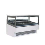 Gelato Showcase - Square Glass 24 Pan Kate G12 - Hospitality Connect