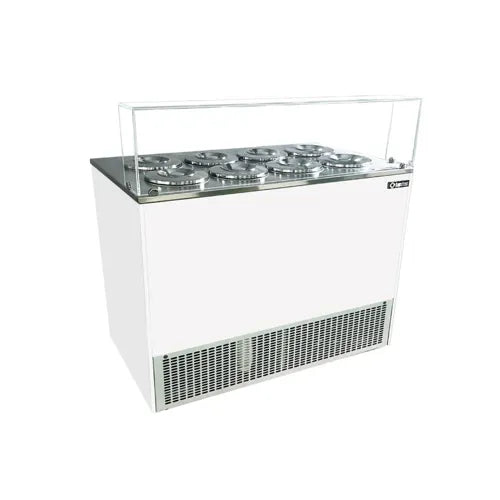 Gelato Showcase - Pozzetti 4 Pan Box 4 - Hospitality Connect