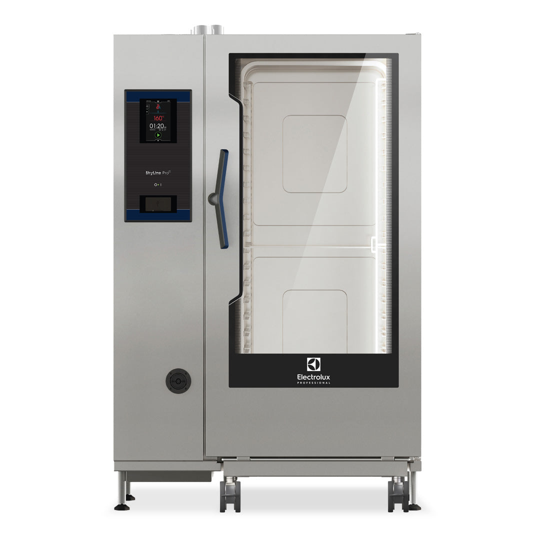 Electrolux ProfessionalSKYLINE ProS 20 x 2/1GN Electric Direct Steam Combi Oven with Touch ControlsECOE202K2S0 - Hospitality Connect