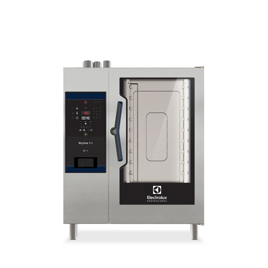 Electrolux ProfessionalSKYLINE Pro 10 x 1/1GN Gas Direct Steam Combi Oven with Digital ControlsECOG101C2U0 - Hospitality Connect