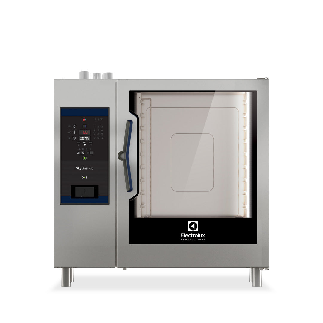 Electrolux ProfessionalSKYLINE Pro 10 x 2/1GN Gas Direct Steam Combi Oven with Digital ControlsECOG102C2U0 - Hospitality Connect