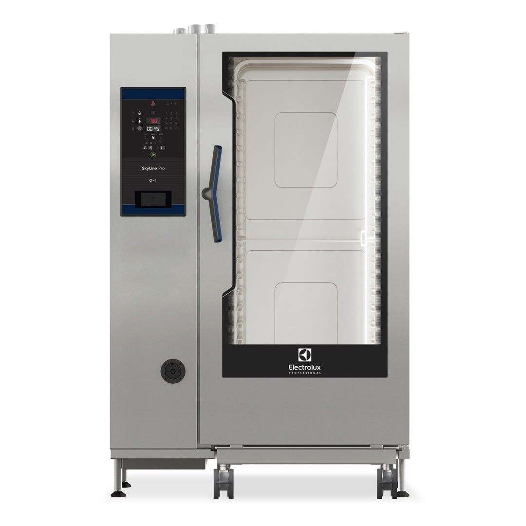 Electrolux ProfessionalSKYLINE Pro 20 x 2/1GN Gas Direct Steam Combi Oven with Digital ControlsECOG202C2U0 - Hospitality Connect